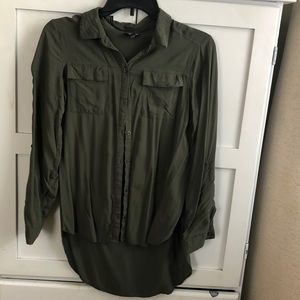A.N.A. army green button up